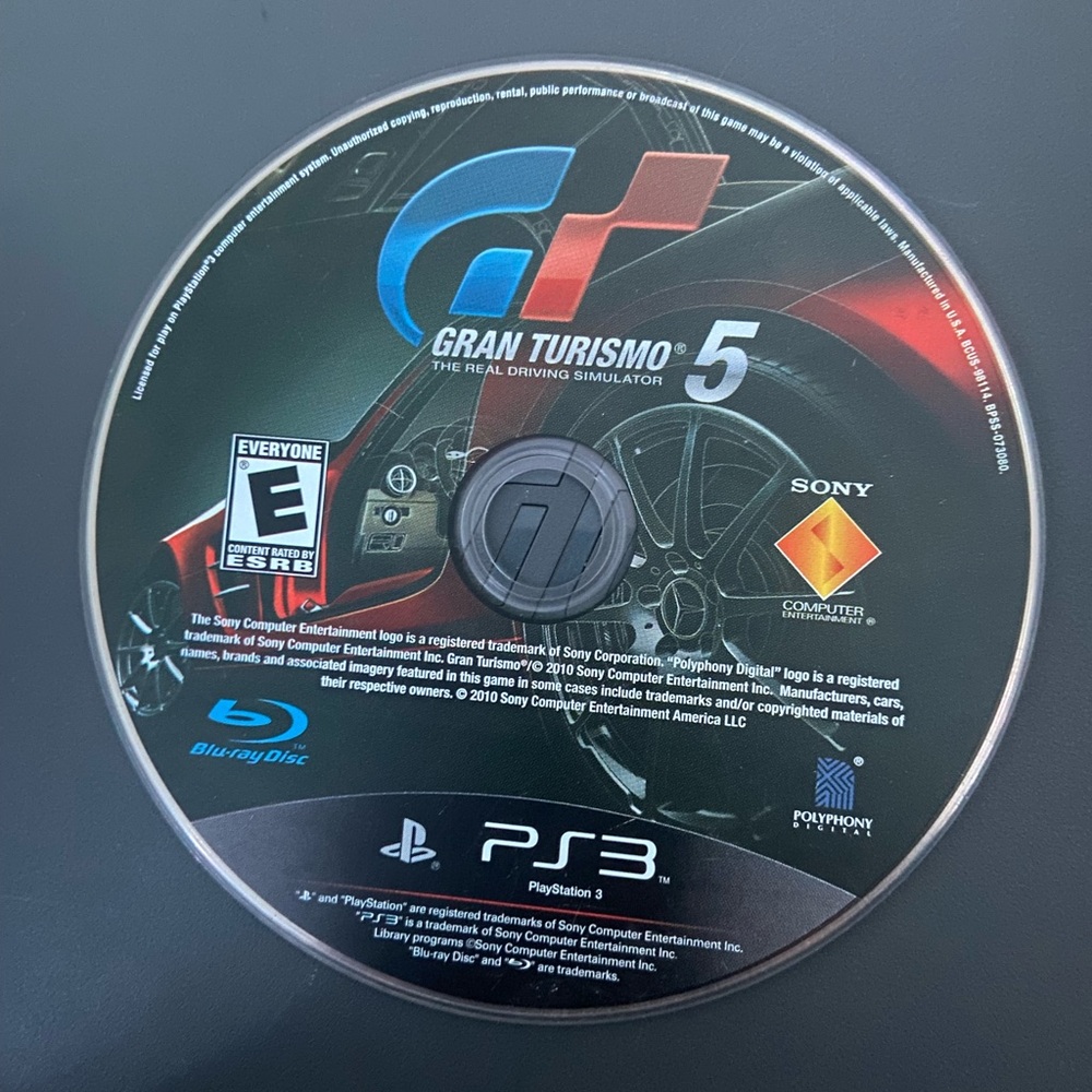 ☾.݁ᛪ༙ 3/$20 🕹️🎮 Gran Turismo 5 Game for PS3 - LOOSE + TESTED